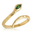 Mystic Serpent Ring - Green Quartz