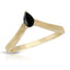 Gem Drop Textured Stacking Ring - Black Onyx