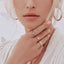 Radiant Signet Ring - Moonstone