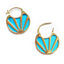 Moonage Hoops- Turquoise