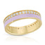 Pave Enamel Stacking Ring - Lilac