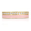 Pave Enamel Stacking Ring - Pastel Pink