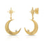 La Lune Earrings - Gold